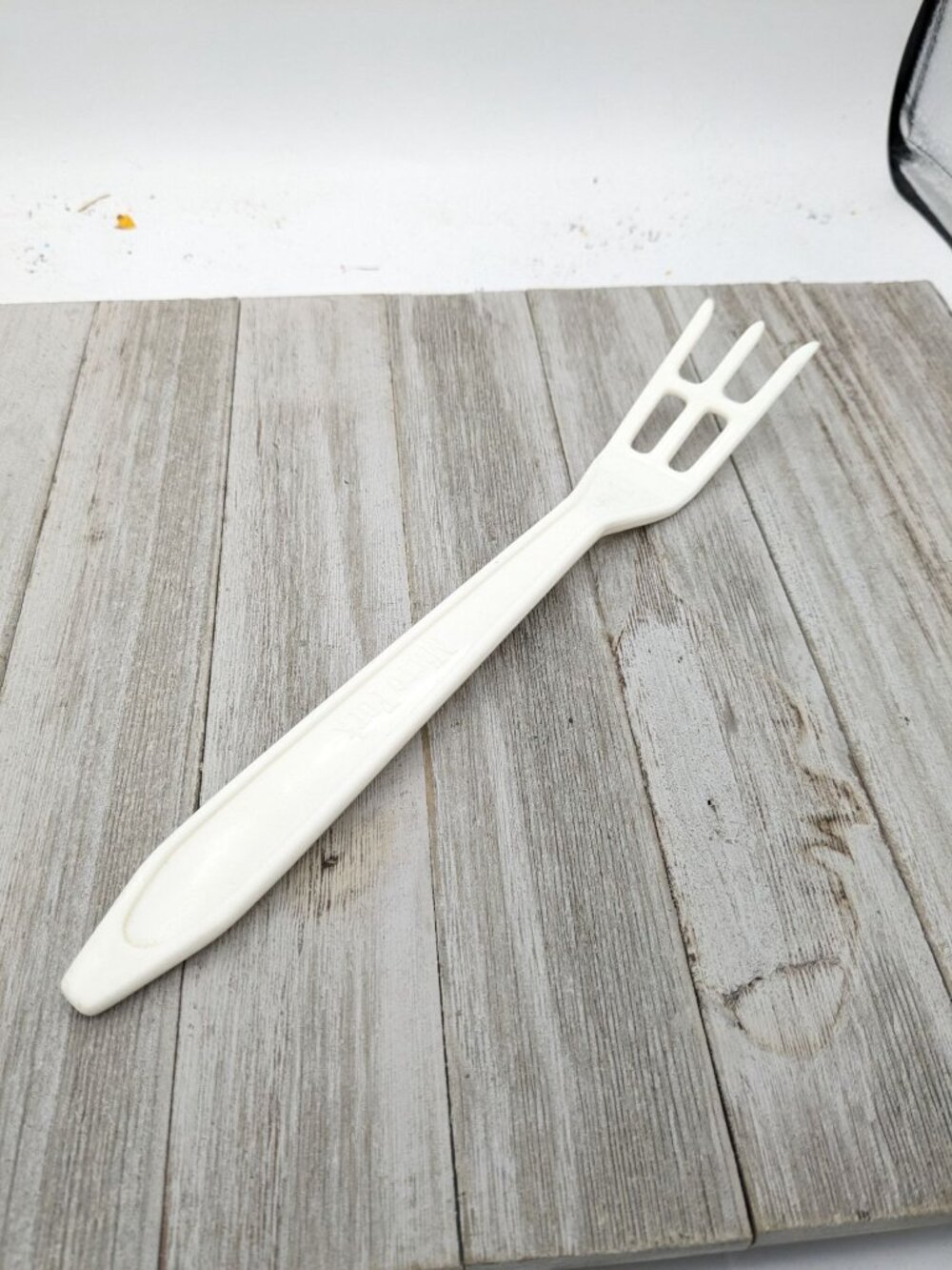 Fork Spatula Nylon #1 Reinforced Turner Flipper White